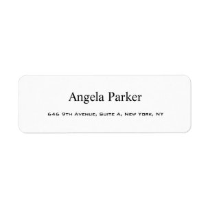 Plain Simple White Professional Modern