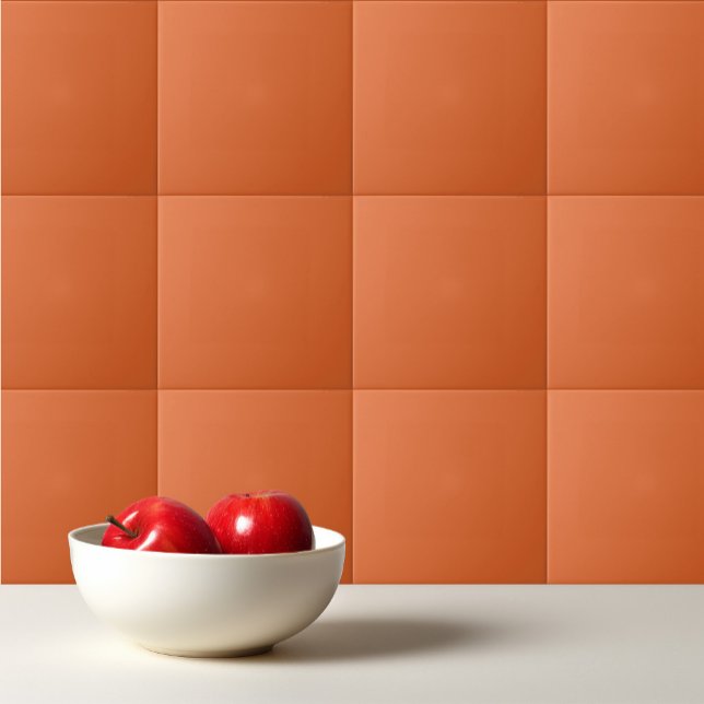 Plain solid colour carrot deep orange tile (Creator Uploaded)