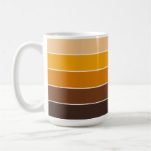 Plain Solid Colour Stripes Warm Autumn Colours