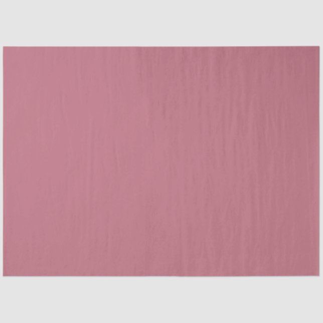 Plain solid pastel dusty rose tissue paper (Front)