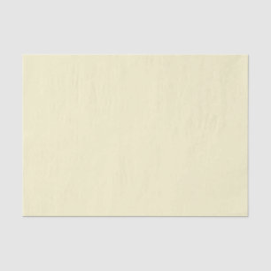 Plain Solid Pastel Yellow Tissue Paper