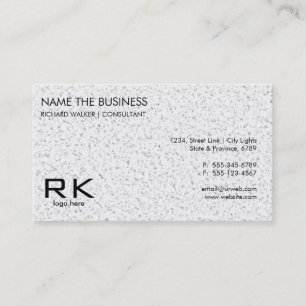 Plain Subtle White Elegant Professional Attorney Business Card