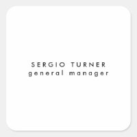 Plain Trendy Minimalist Professional Profile