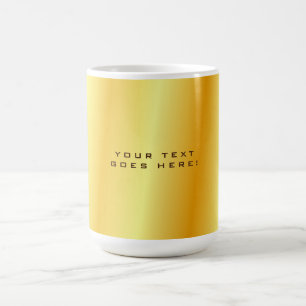 Plain Unique Special Gold Colour Background Coffee Mug