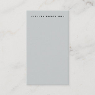 Plain Unique Special Grey Personalised Own Name Enclosure Card