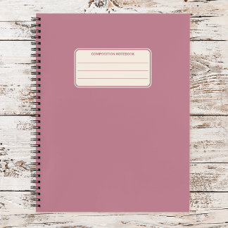 Plain Vintage Color Minimalist Notebook