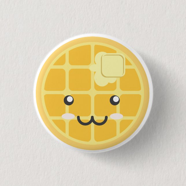 Plain Waffle Button (Front)
