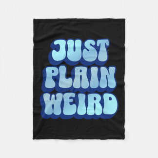 Plain Weird - Kamala Harris 2024  Fleece Blanket