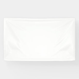Plain White Blank Wedding 3' x 5' Vinyl Banner