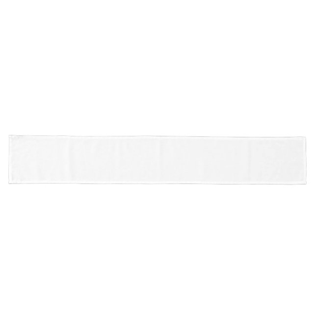 Plain White Long Table Runner (Horizontal)
