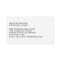 Plain White Minimalist Professional Business Card