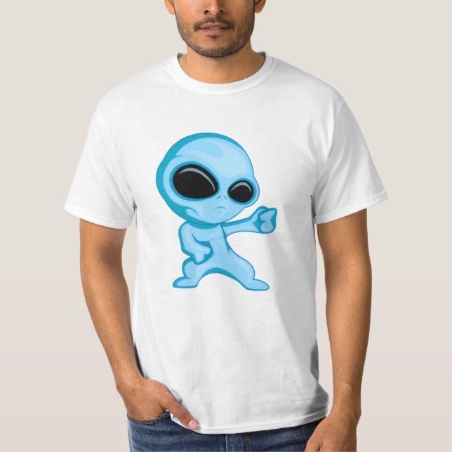 plain white printed t-shirt (Front)