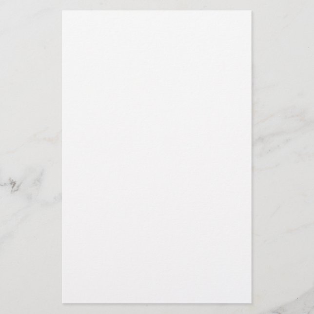 Plain White Stationery (Front)