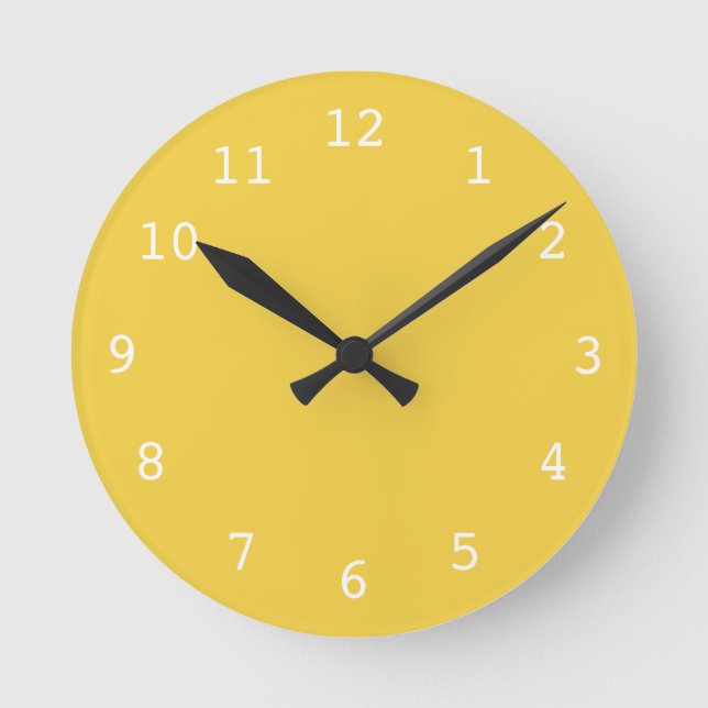Plain yellow clock (Front)