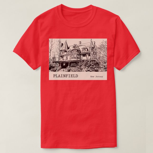 Plainfield New Jersey T-Shirt (Design Front)