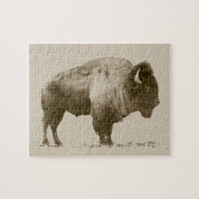 Plains Bison Jigsaw Puzzle (Horizontal)