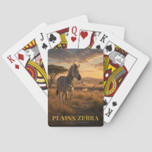 Plains Zebra East African Savanna ANIMALS Poker