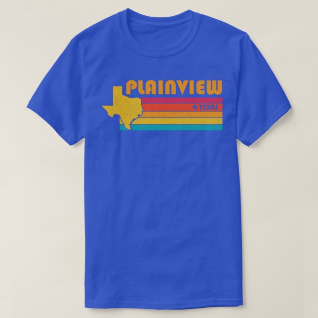 Plainview Texas Vintage Distressed Souvenir T-Shirt (Design Front)