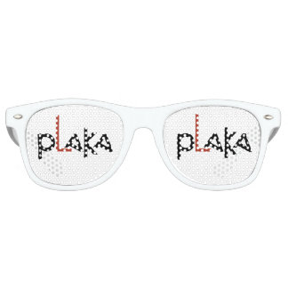 Plaka Logo Retro Sunglasses