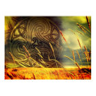 Plakat, Poster, celtic Triskele, Natur, Feld, Gras