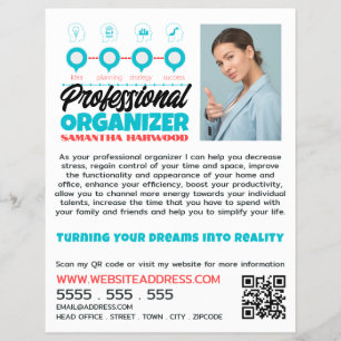 Plan for Success Design, Professional Organizer Flyer