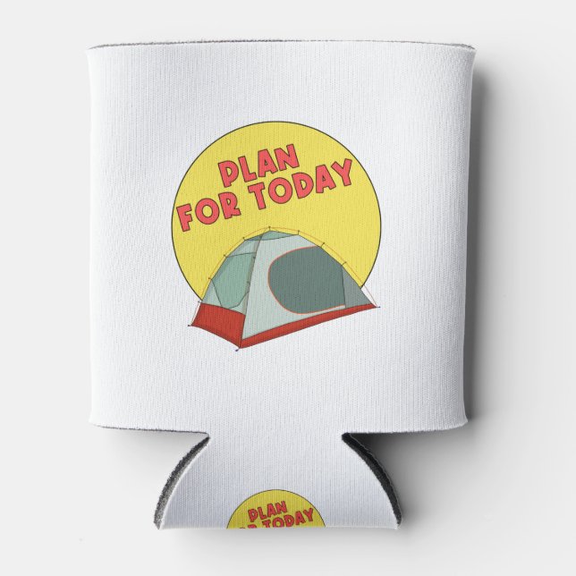 Plan for Today Can Cooler (Front)