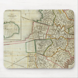 Plan of Boston and Charleston Mouse Pad