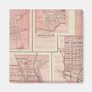 Plan of Cambridge City, Wayne Co with Newport Magnet