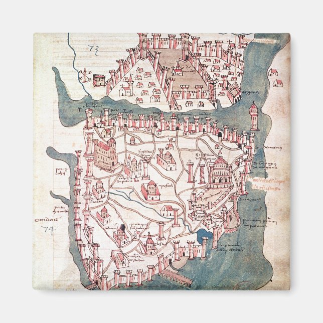 Plan of Constantinople Magnet (Front)