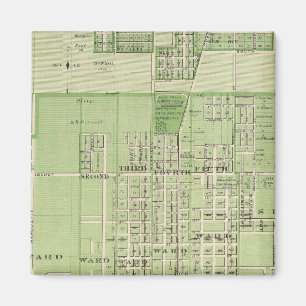 Plan of Davenport, Scott County, State of Iowa Magnet