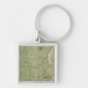 Plan of Dubuque, Dubuque County, State of Iowa Key Ring