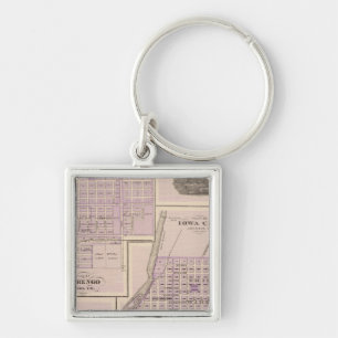 Plan of Iowa City, Plan of Marengo Key Ring