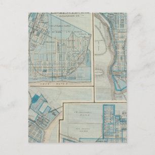 Plan of Lawrenceburgh Postcard