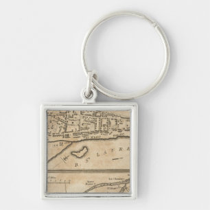 Plan of Montreal, with a Map of the Islands Key Ring