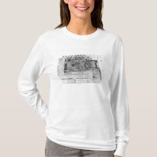 Plan of Parc Monceau in Paris T-Shirt