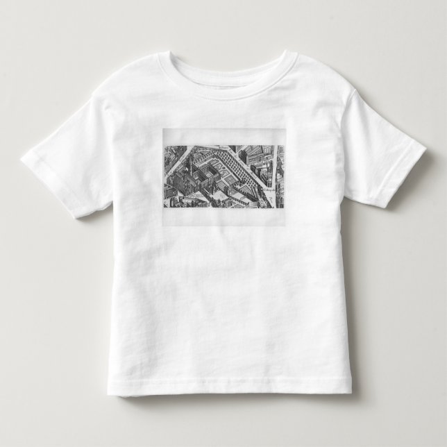 Plan of Paris Toddler T-Shirt (Front)