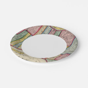 Plan Of Philadelphia Paper Plate