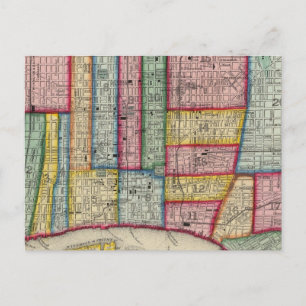Plan Of Philadelphia Postcard