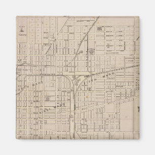 Plan of Terre Haute, Vigo Co Magnet