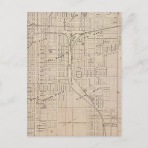 Plan of Terre Haute, Vigo Co Postcard