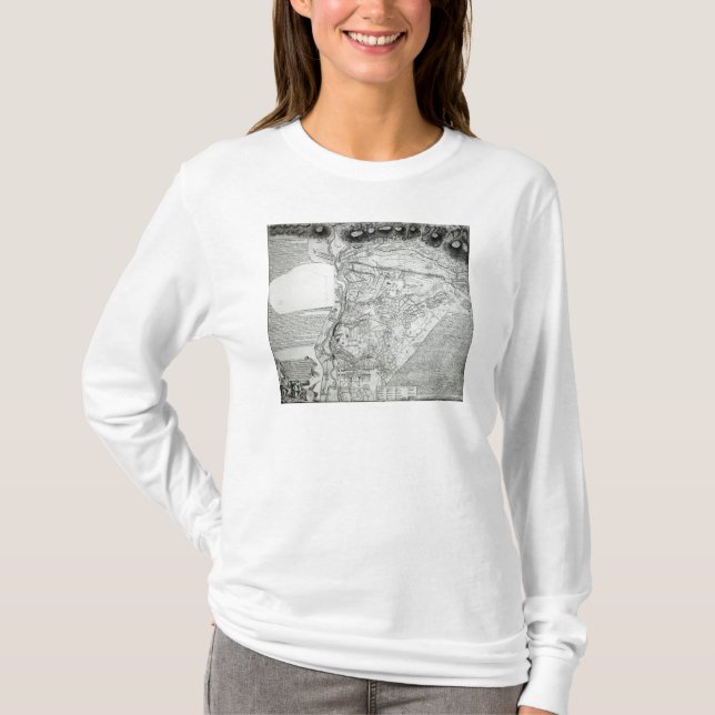 Plan of the Battle of Minden T-Shirt (Front)