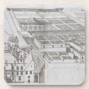 Plan of the enclosed gardens and Chateau de Gaillo Coaster