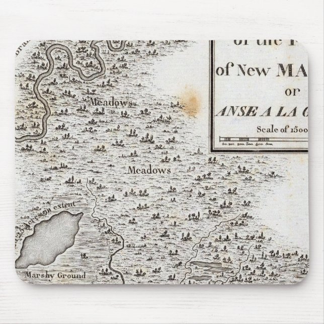 Plan of the Fort of New Madrid Mouse Pad (Front)