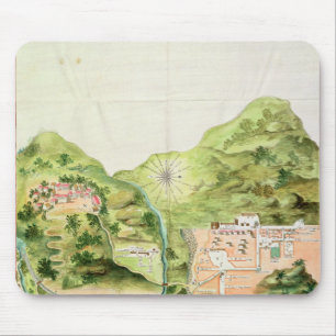 Plan of the Mines of Oaxaca, Mexico, 1785-87 Mouse Pad