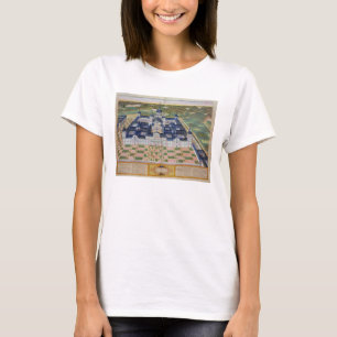 Plan of the Monastery of El Escorial, from 'Civita T-Shirt