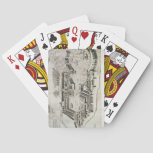 Plan of the port of Ostia Antica, engraved by the Playing Cards