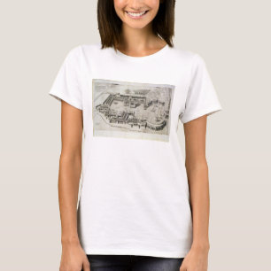 Plan of the port of Ostia Antica, engraved by the T-Shirt