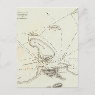 Plan of the Port of Veracruz Postcard