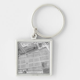 Plan of the Royal Garden Key Ring