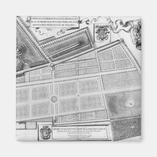Plan of the Royal Garden Magnet